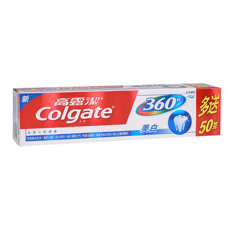 高露洁360度全面口腔健康美白牙膏140g/支